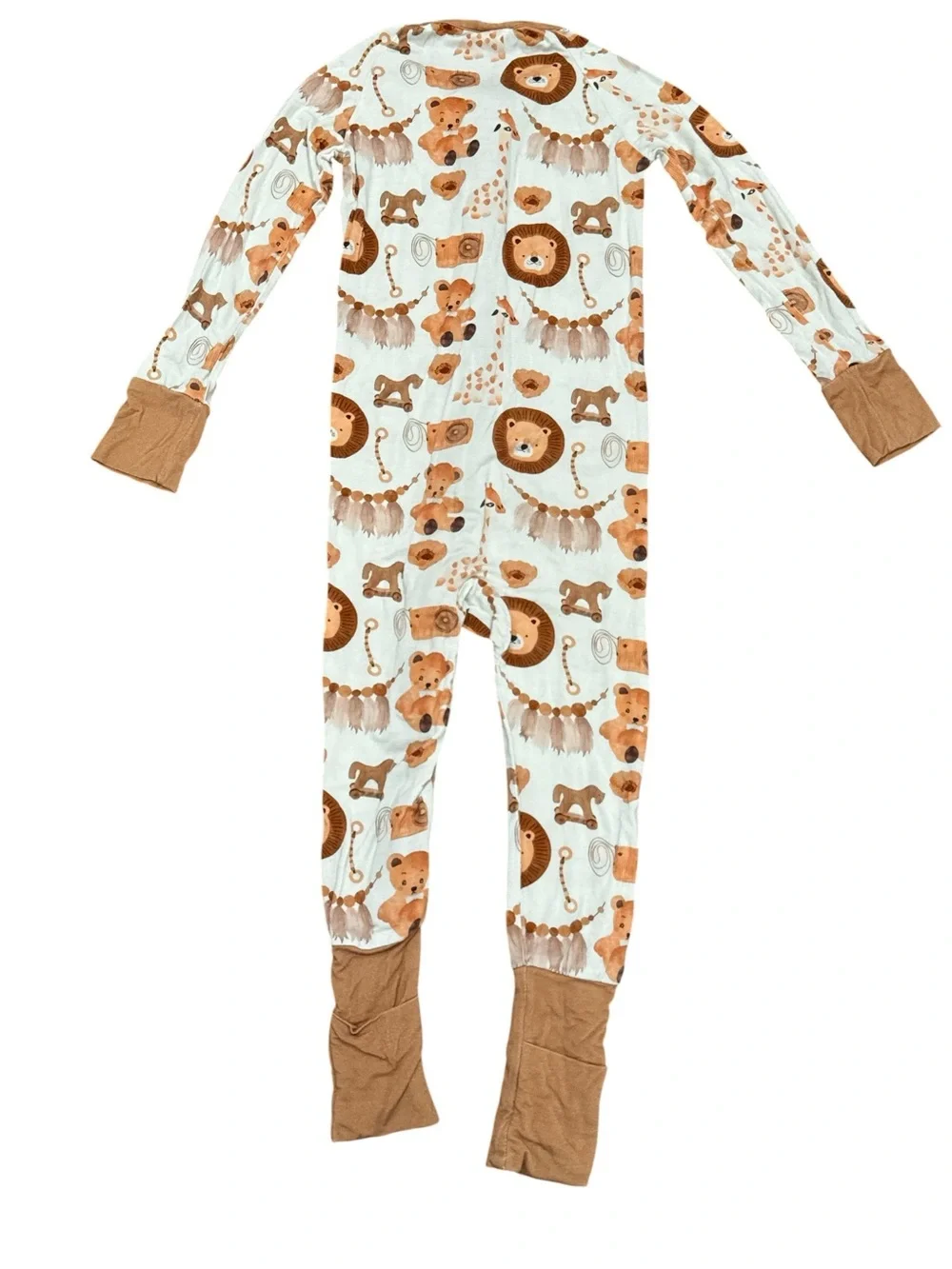 Little One Shop Vintage Boho Toys Bamboo Zippy Boys Girls Size 3T Brown